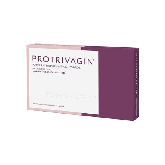 Protrivagin, kapsułki dopochwowe, 6 szt. - zdjęcie produktu