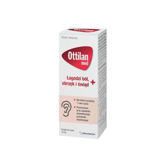 Ottilan Med, krople do uszu, 15 ml Ottilan Med, krople do uszu, 15 ml - zdjęcie produktu