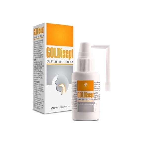 GOLDisept, spray do ust i gardła, 25 ml - zdjęcie produktu
