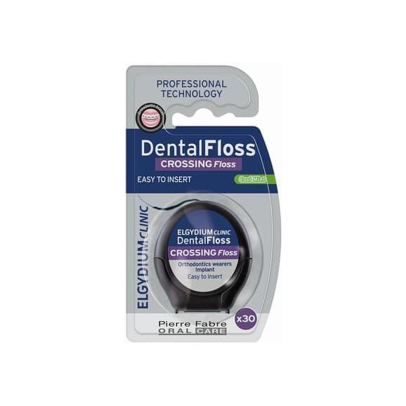 Elgydium Clinic Dental Floss Crossing Floss, nić dentystyczna do aparatów ortodontycznych i implantów, 30 szt. Elgydium Clinic Dental Floss Crossing Floss, nić dentystyczna do aparatów ortodontycznych i implantów, 30 szt. - zdjęcie produktu