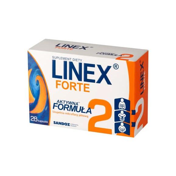 Linex Forte, kapsułki, 28 szt. Linex Forte, kapsułki, 28 szt. - zdjęcie produktu