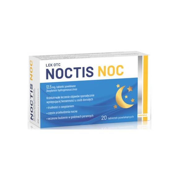 Noctis Noc 12,5mg, tabletki powlekane, 20 szt. - zdjęcie produktu