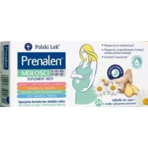 Prenalen mdłości, tabletki do ssania, 24 szt. - zdjęcie produktu