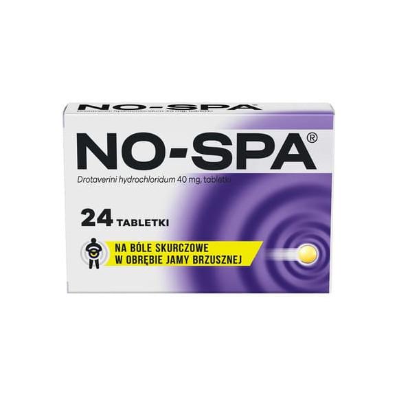No-Spa 40 mg, tabletki, 24 szt. No-Spa 40 mg, tabletki, 24 szt. - zdjęcie produktu