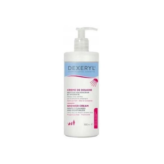 Dexeryl Shower, krem myjący pod prysznic dla niemowląt, dzieci i dorosłych, skóra sucha i atopowa, 500 ml Dexeryl Shower, krem myjący pod prysznic dla niemowląt, dzieci i dorosłych, skóra sucha i atopowa, 500 ml - zdjęcie produktu