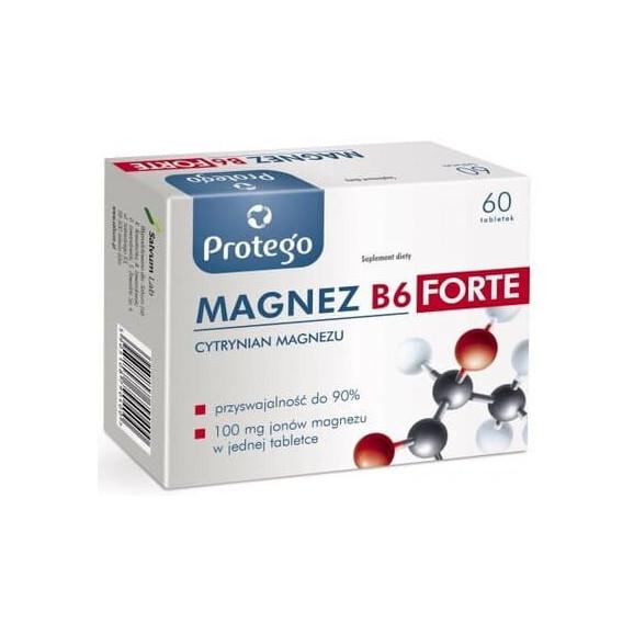 Protego Magnez B6 Forte, tabletki, 60 szt. - zdjęcie produktu