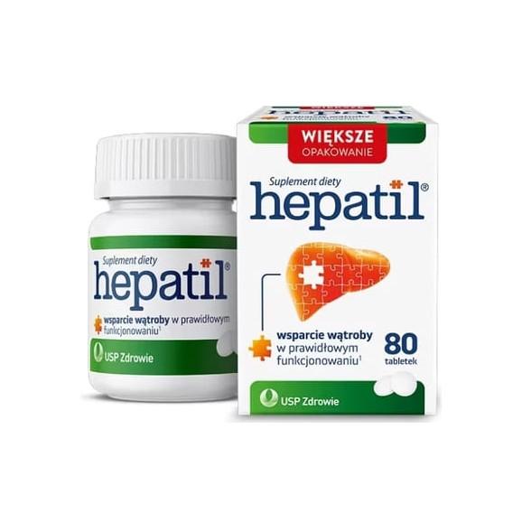 Hepatil 150 mg, tabletki, 80 szt. Hepatil 150 mg, tabletki, 80 szt. - zdjęcie produktu