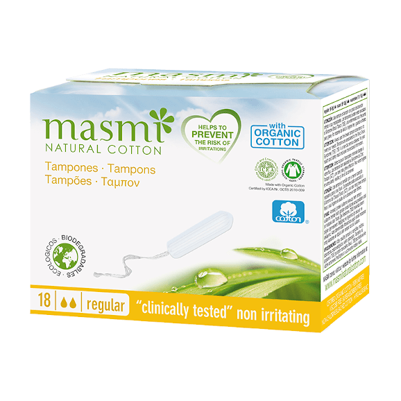 Masmi, tampony bez aplikatora Regular, 18 szt. Masmi, tampony bez aplikatora Regular, 18 szt. - zdjęcie produktu