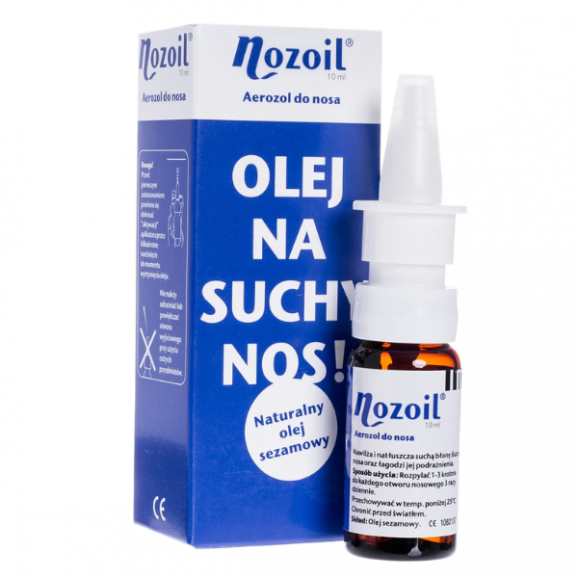 Nozoil, aerozol do nosa, 10 ml Nozoil, aerozol do nosa, 10 ml - zdjęcie produktu