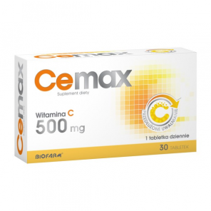 Cemax, witamina C 500 mg, tabletki, 30 szt. - zdjęcie produktu