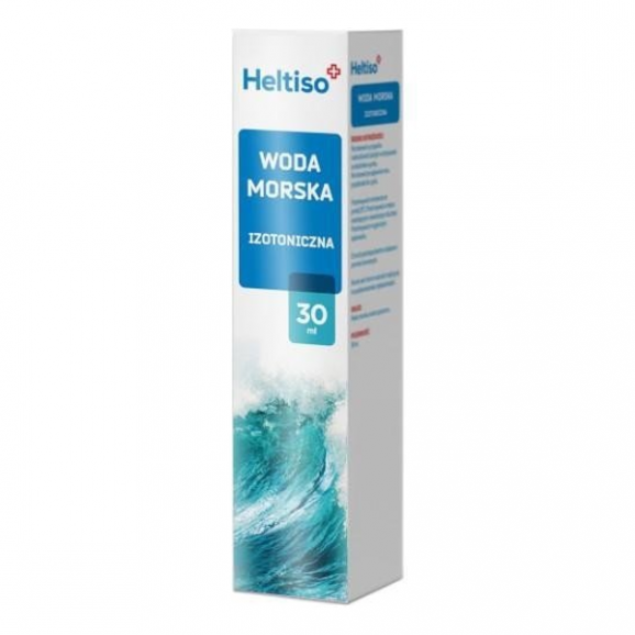 Heltiso, Woda morska izotoniczna, spray, 30 ml Heltiso, Woda morska izotoniczna, spray, 30 ml - zdjęcie produktu
