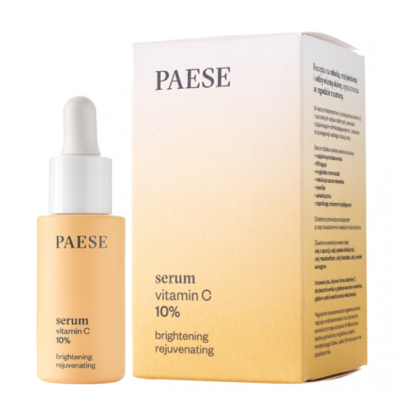 PAESE serum olejowe z witaminą C 10%, 15ml PAESE serum olejowe z witaminą C 10%, 15ml - zdjęcie produktu