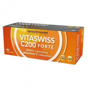 Swiss Pharm Vitaswiss C200 Forte, tabletki, 50 szt. - zdjęcie produktu