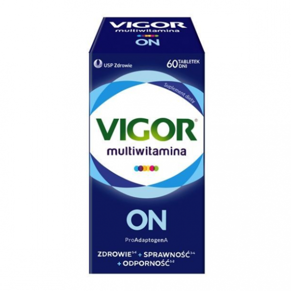 Vigor Multiwitamina On, tabletki, 60 szt. Vigor Multiwitamina On, tabletki, 60 szt. - zdjęcie produktu