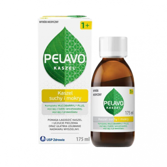  Pelavo Kaszel suchy i mokry, syrop, 175 ml - zdjęcie produktu