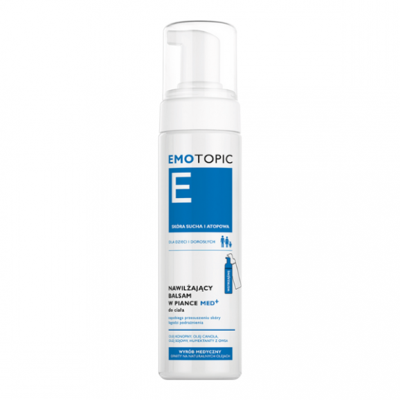Pharmaceris E Emotopic, nawilżający balsam w piance do ciała, 200 ml Pharmaceris E Emotopic, nawilżający balsam w piance do ciała, 200 ml - zdjęcie produktu