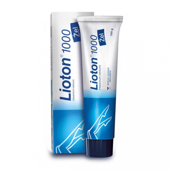Lioton 1000, 8,5 mg/g (1000 j.m.)/g, żel, 100 g Lioton 1000, 8,5 mg/g (1000 j.m.)/g, żel, 100 g - zdjęcie produktu