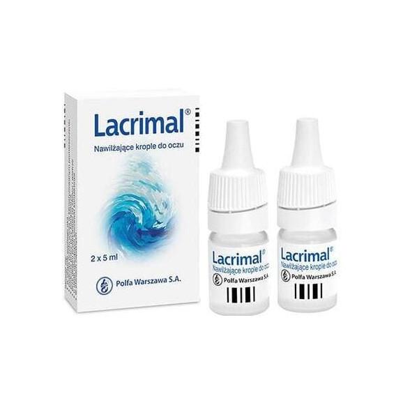 Lacrimal, nawilżające krople do oczu, 10 ml Lacrimal, nawilżające krople do oczu, 10 ml - zdjęcie produktu