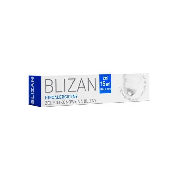 Blizan, żel silikonowy na blizny, roll-on, 15 ml Blizan, żel silikonowy na blizny, roll-on, 15 ml - zdjęcie produktu