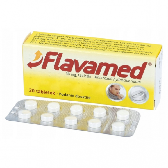Flavamed 30 mg, tabletki, 20 szt. - zdjęcie produktu