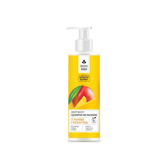 Biotanic Origin, odżywczy szampon do włosów z mango i keratyną, 300 ml Biotanic Origin, odżywczy szampon do włosów z mango i keratyną, 300 ml - zdjęcie produktu