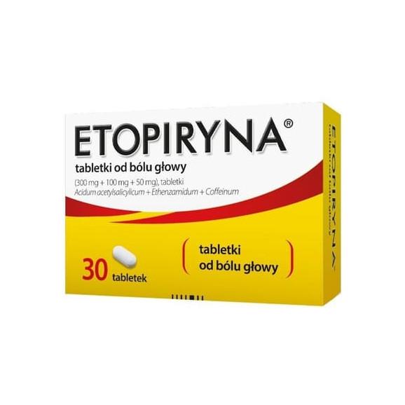 Etopiryna, tabletki, 30 szt. Etopiryna, tabletki, 30 szt. - zdjęcie produktu