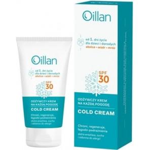 Oillan Cold Cream, krem odżywczy na każdą pogodę, SPF 30, 50 ml - zdjęcie produktu