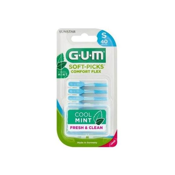 Sunstar Gum Soft-Picks Comfort Flex Cool Mint, szczoteczki międzyzębowe, Small, 40 szt. - zdjęcie produktu