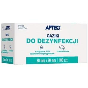 Apteo, gaziki do dezynfekcji, 100 szt. - zdjęcie produktu