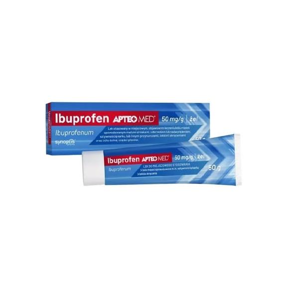 Apteo Med Ibuprofen 50 mg/g, żel, 50 g - zdjęcie produktu