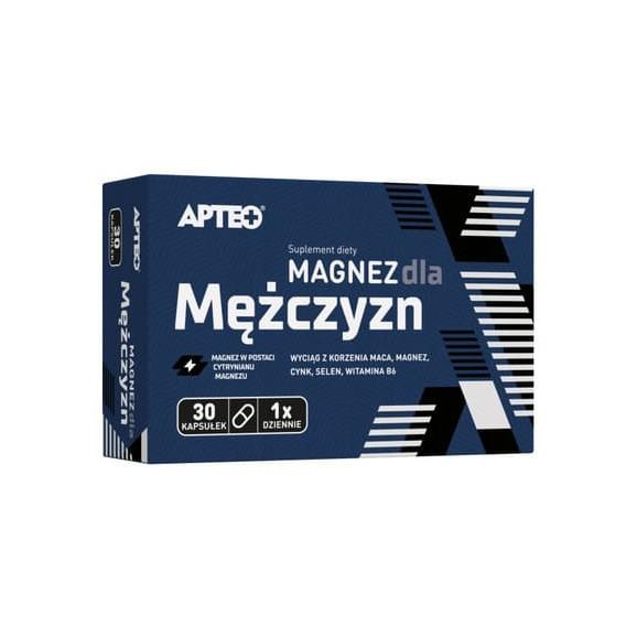Apteo Magnez dla mężczyzn, kapsułki, 30 szt. - zdjęcie produktu
