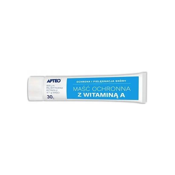 Apteo Maść ochronna z witaminą A, 30 g - zdjęcie produktu