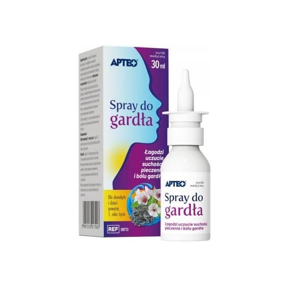 Apteo Spray do gardła, 30 ml - zdjęcie produktu