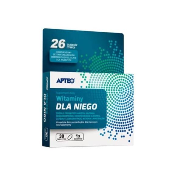 Apteo Witaminy dla Niego, tabletki, 30 szt. - zdjęcie produktu