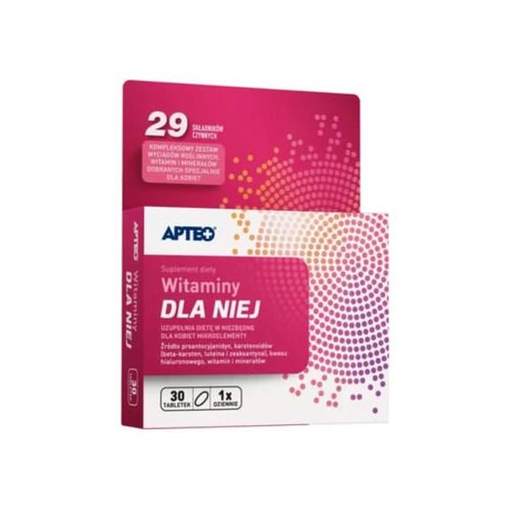 Apteo Witaminy dla Niej, tabletki, 30 szt. - zdjęcie produktu