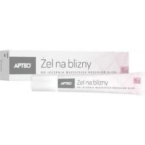 Apteo Żel na blizny, 15 g - zdjęcie produktu