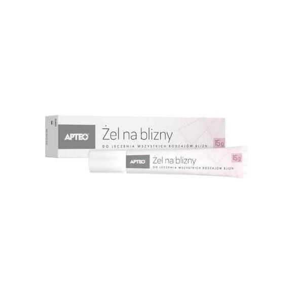 Apteo Żel na blizny, 15 g - zdjęcie produktu