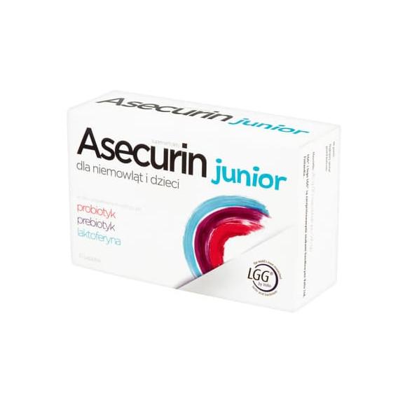 Asecurin Junior dla niemowląt i dzieci, saszetki, 10 szt. Asecurin Junior dla niemowląt i dzieci, saszetki, 10 szt. - zdjęcie produktu