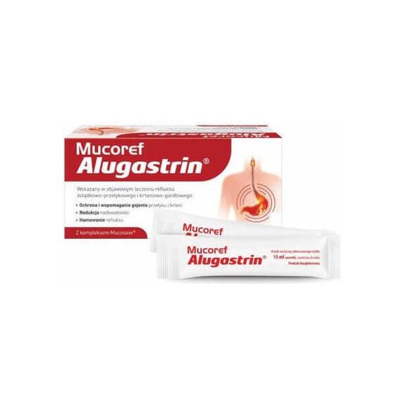 Mucoref Alugastrin, saszetki 15 ml, 14 szt. - zdjęcie produktu