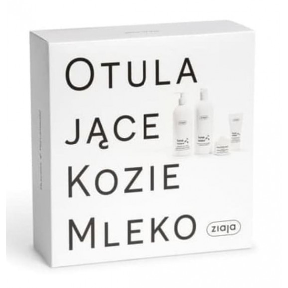 Zestaw Ziaja Kozie Mleko, kremowy żel pod prysznic, 500 ml + mleczko do ciała, 400 ml + krem 2 odżywczo-wygładzający, 50 ml - zdjęcie produktu