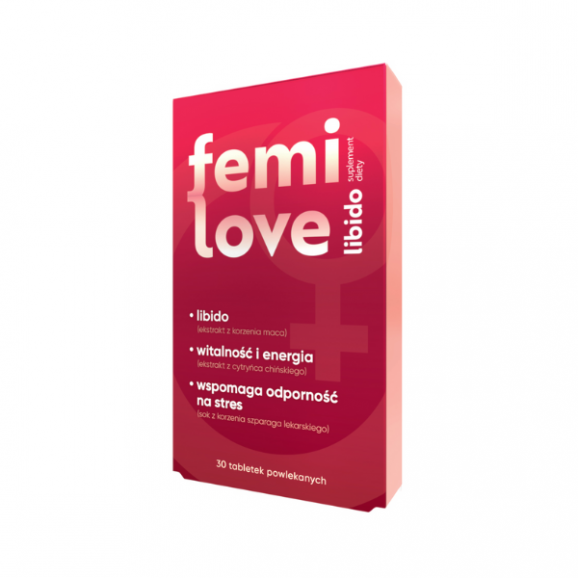 Zdrovit FemiLove Libido, tabletki powlekane, 30 szt. Zdrovit FemiLove Libido, tabletki powlekane, 30 szt. - zdjęcie produktu