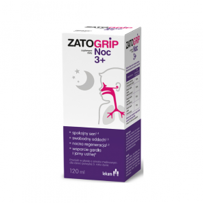 Zatogrip Noc 3+, płyn, 120 ml - zdjęcie produktu