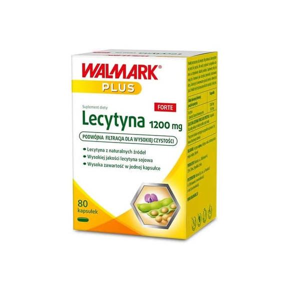 Walmark Lecytyna Forte 1200 mg, kapsułki, 80 szt. Walmark Lecytyna Forte 1200 mg, kapsułki, 80 szt. - zdjęcie produktu