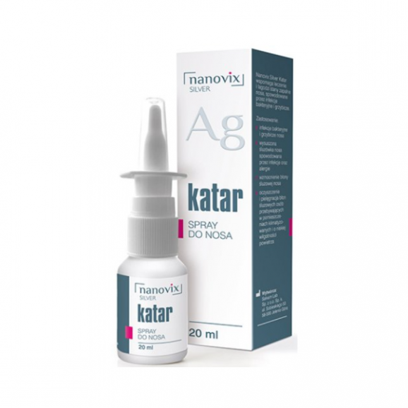 Nanovix Silver Katar, spray do nosa, 20 ml - zdjęcie produktu