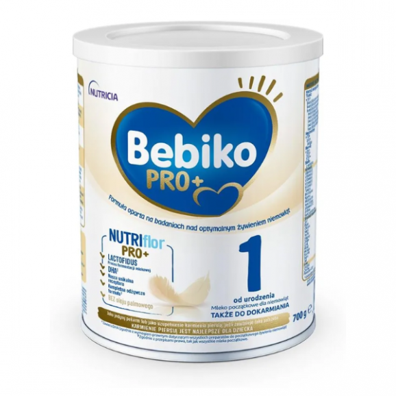 Bebiko PRO+ 1, proszek, mleko początkowe dla niemowląt od urodzenia, 700 g Bebiko PRO+ 1, proszek, mleko początkowe dla niemowląt od urodzenia, 700 g - zdjęcie produktu