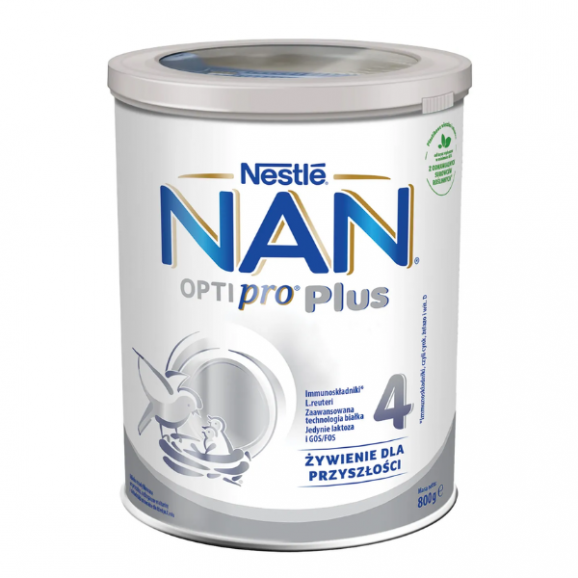 Nestle NAN Optipro Plus 4 HMO, mleko dla dzieci po 2. roku życia, 800 g Nestle NAN Optipro Plus 4 HMO, mleko dla dzieci po 2. roku życia, 800 g - zdjęcie produktu