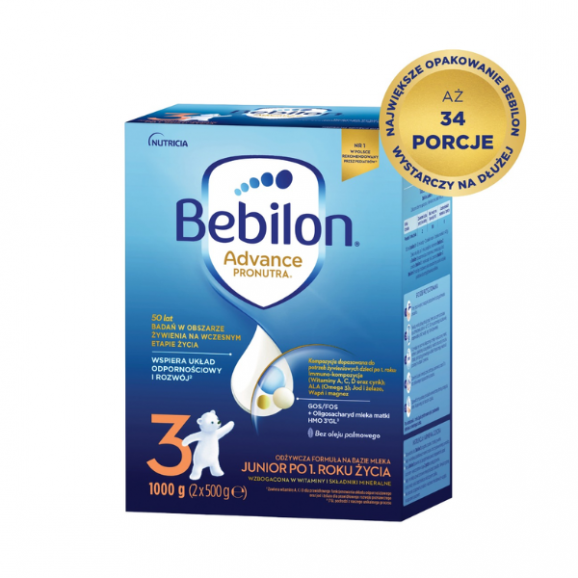 Bebilon Advance 3, proszek, 1000 g Bebilon Advance 3, proszek, 1000 g - zdjęcie produktu