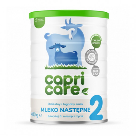 Capricare 2, mleko następne na mleku kozim, proszek, 400 g - zdjęcie produktu