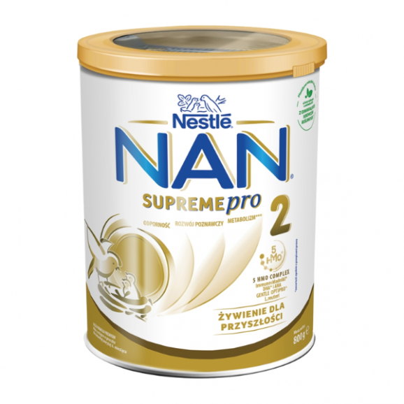 Nestle NAN Supremepro 2 HMO, mleko następne dla niemowląt powyżej 6 miesiąca życia, 800 g - zdjęcie produktu