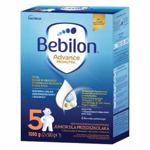 Bebilon 5 Advance Pronutra Junior, formuła na bazie mleka dla przedszkolaka, 1000 g - zdjęcie produktu
